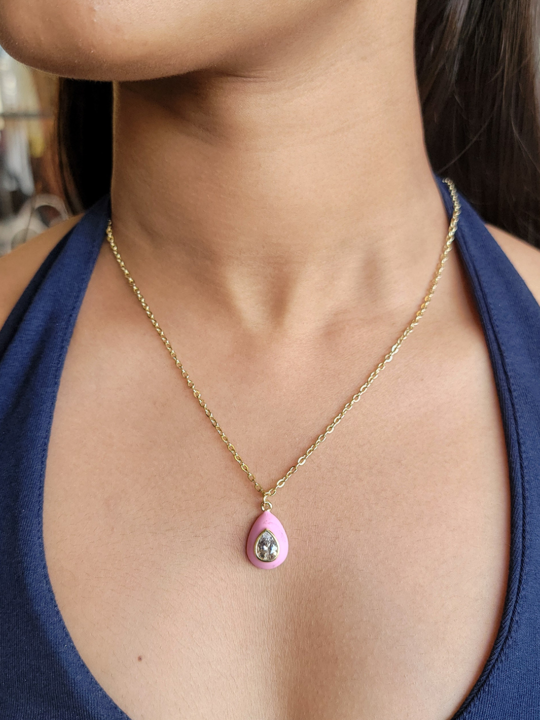PEAR DROP NECKLACE