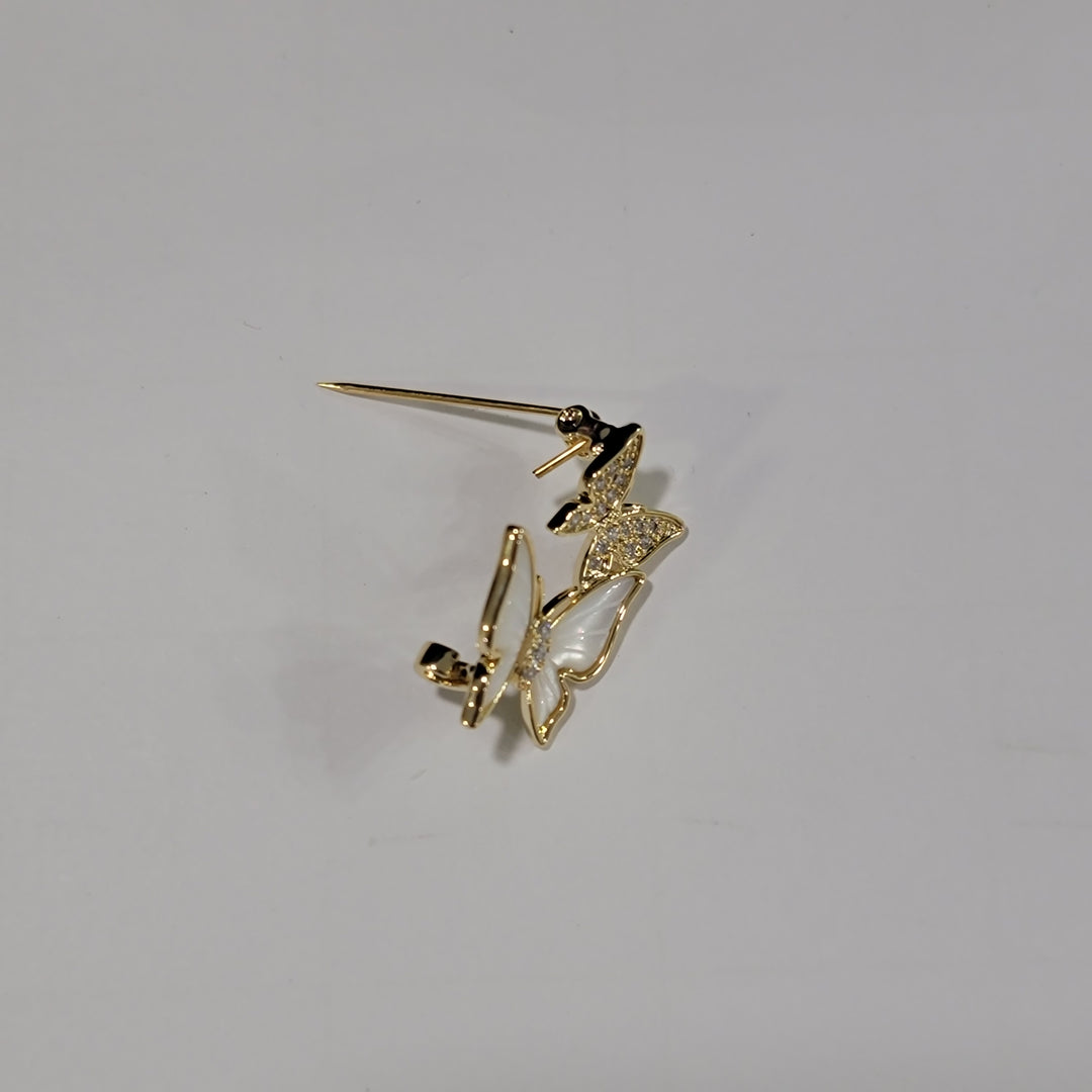 TWIN BUTTERFLY BROOCH