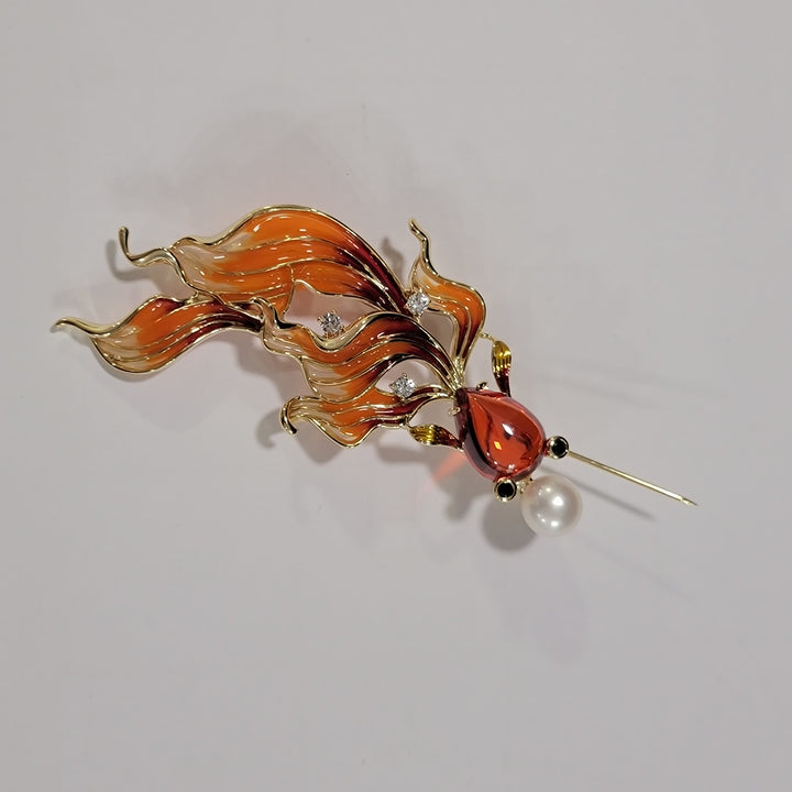 GOLDFISH BROOCH