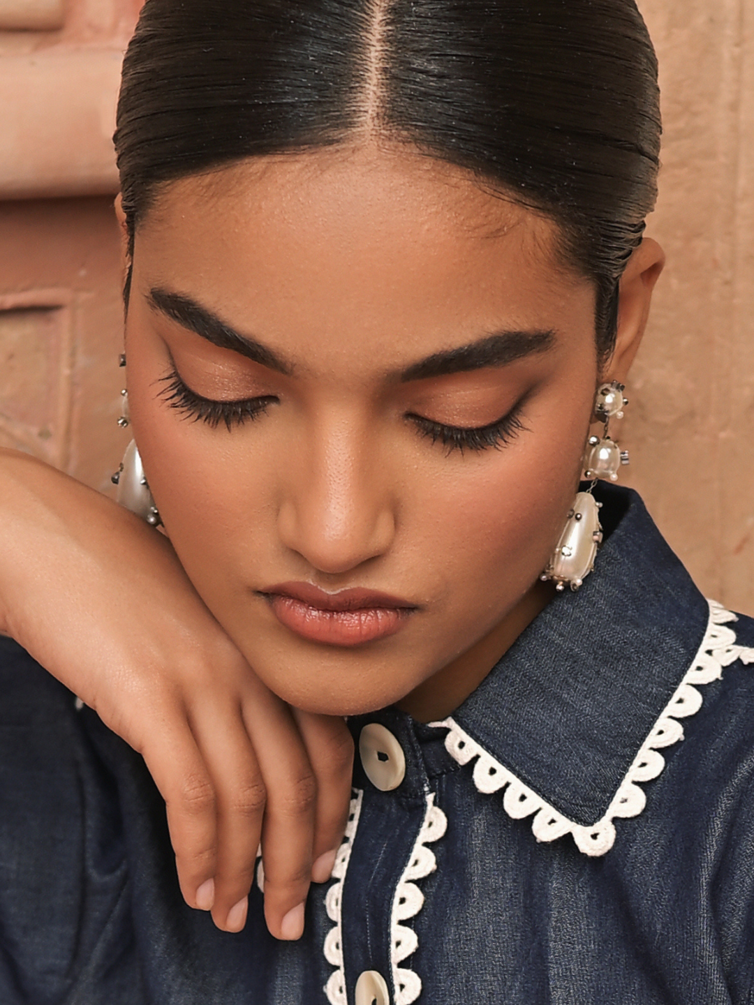 ENCRUSTED PEARL EARRINGS