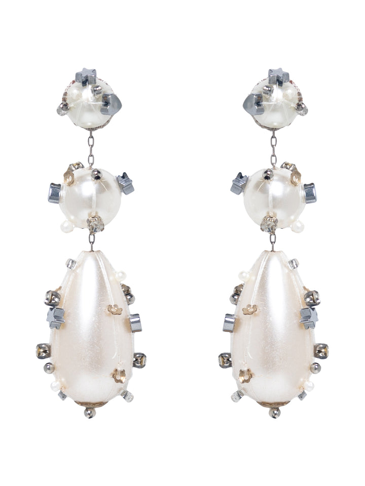 ENCRUSTED PEARL EARRINGS
