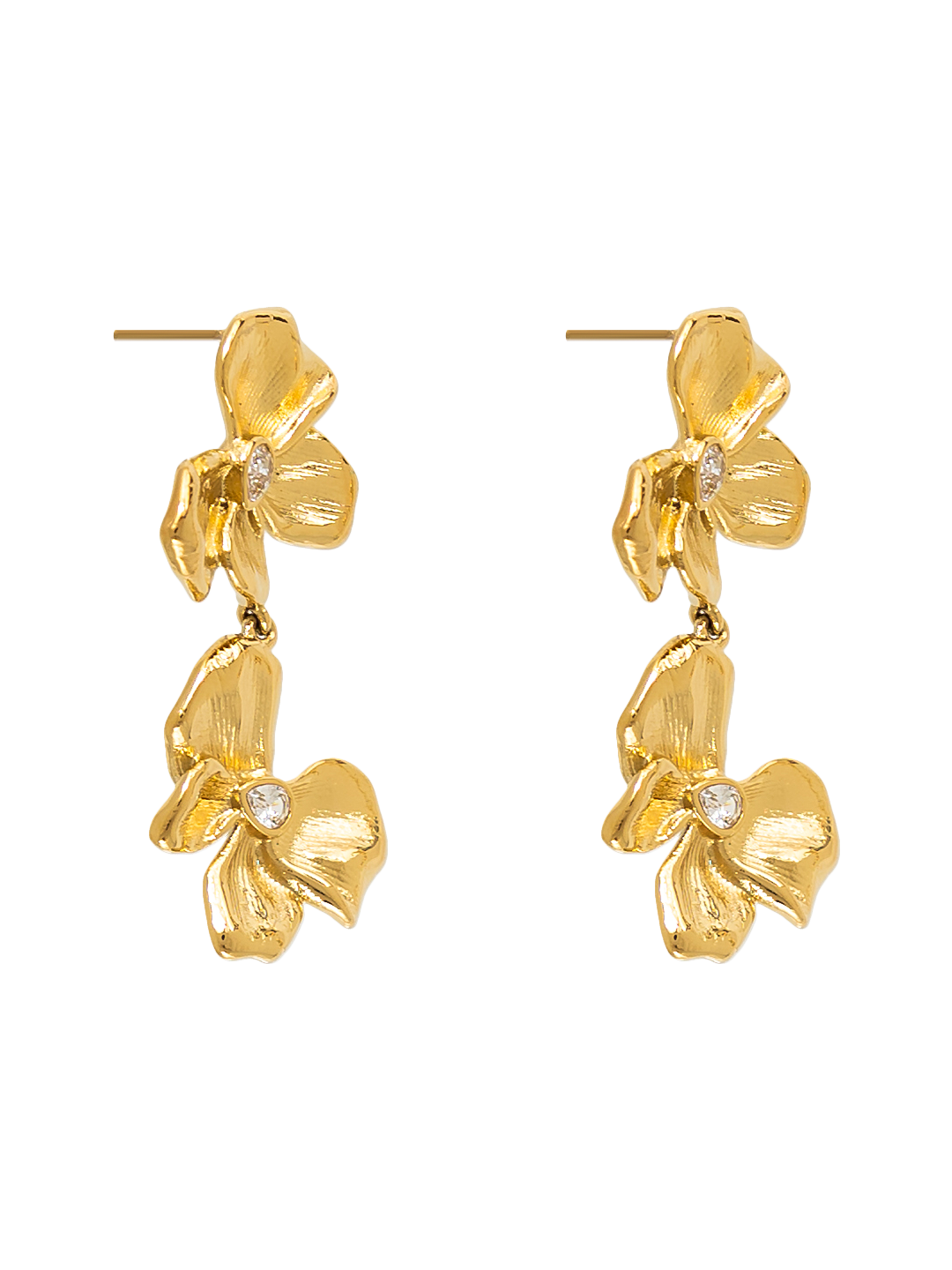 TWIN BOW EARRINGS