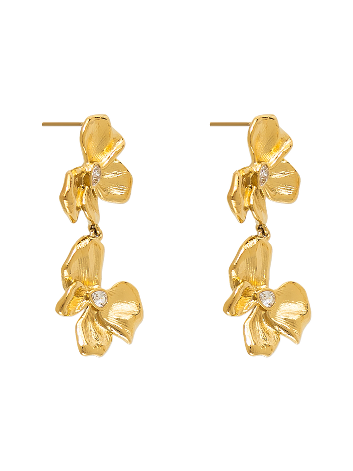 TWIN BOW EARRINGS