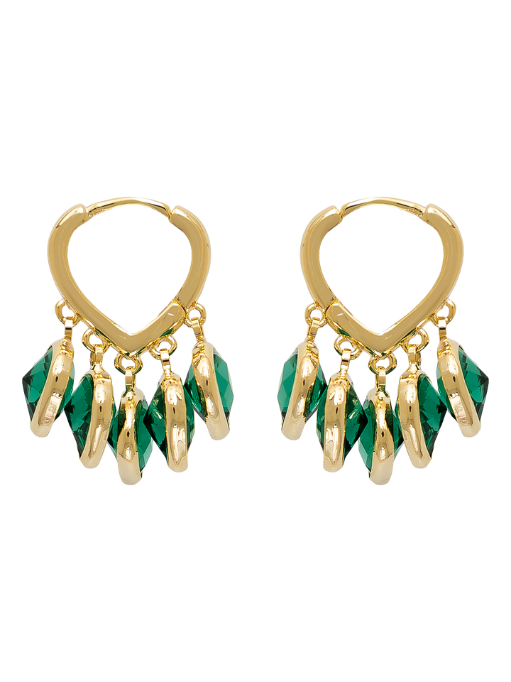 GREEN WITH ENVY HOOPS