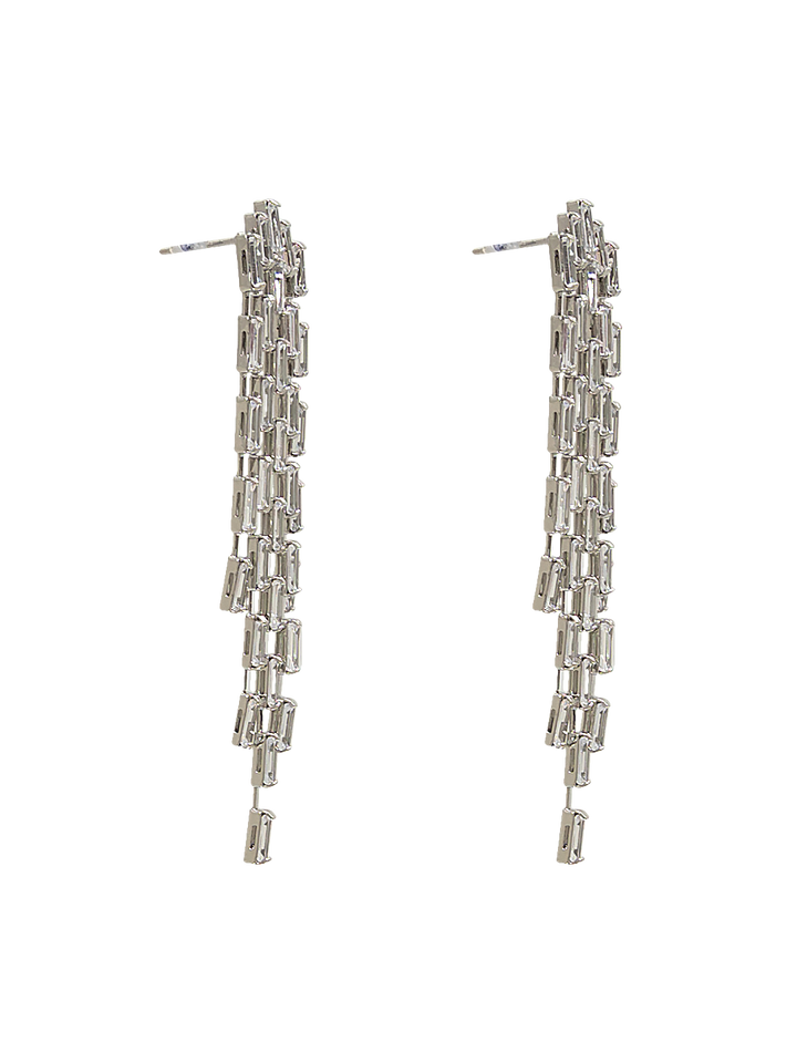 ZERUA DIAMOND STATEMENT EARRINGS