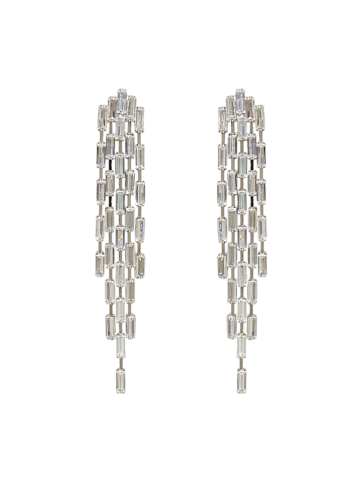 ZERUA DIAMOND STATEMENT EARRINGS