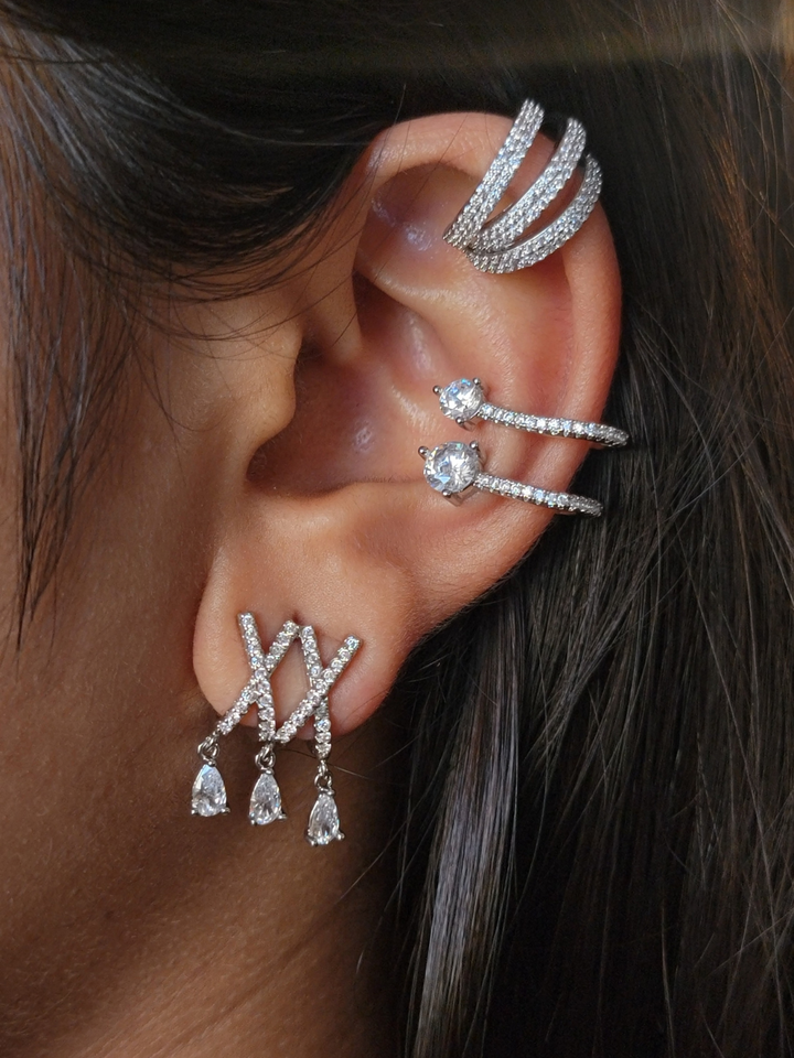 DIAMOND PUNK EARCUFF